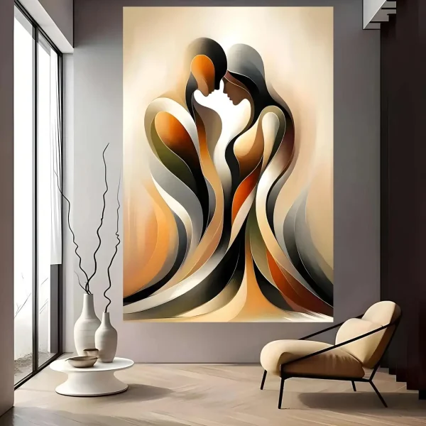 Beautiful room decoration wood frame canvas print
