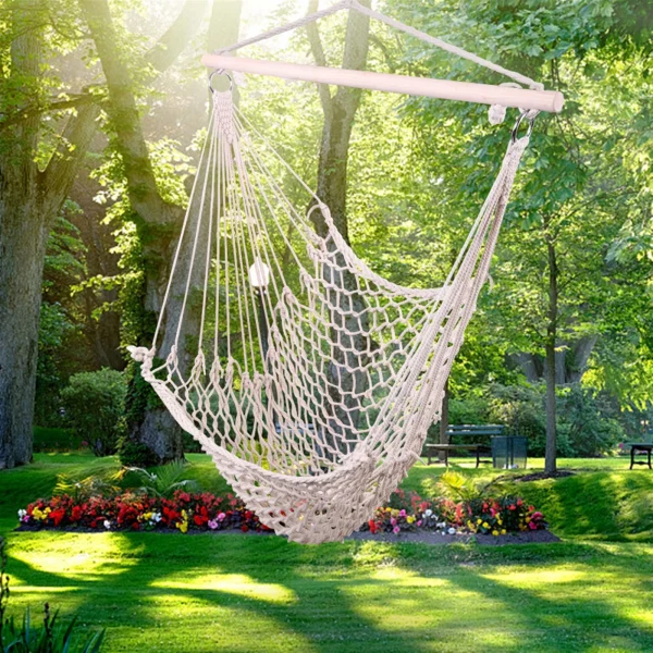 Nordic Style White Hammock Swinging Chair
