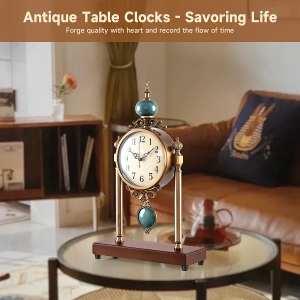 Vintage Fireplace Mantel Clock